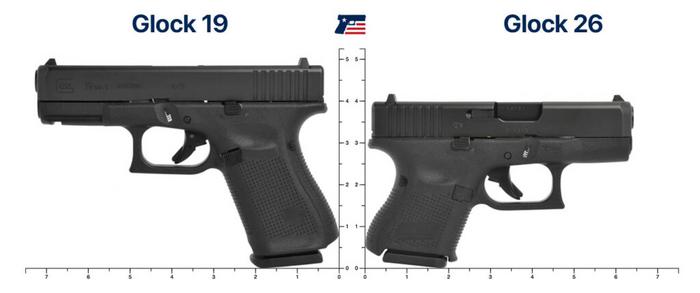 Comparisons with Glock 26 Gen 4