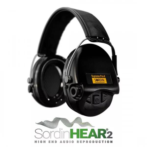 Sordin Supreme Pro X New NRR 18dB Earmuff