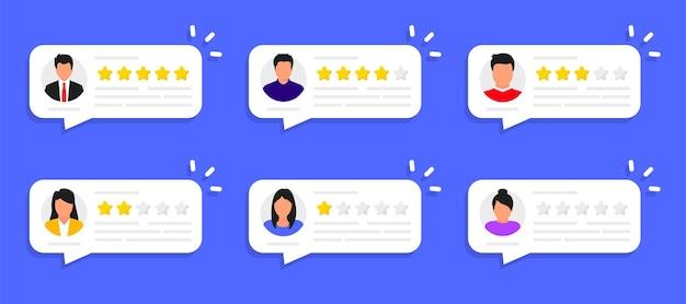 User Experiences and Ratings