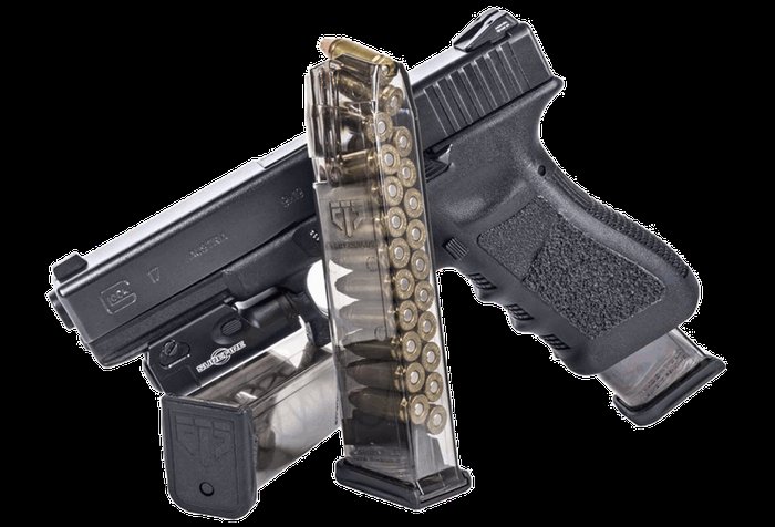 ETS Group - Translucent Glock 9mm/22 round mag