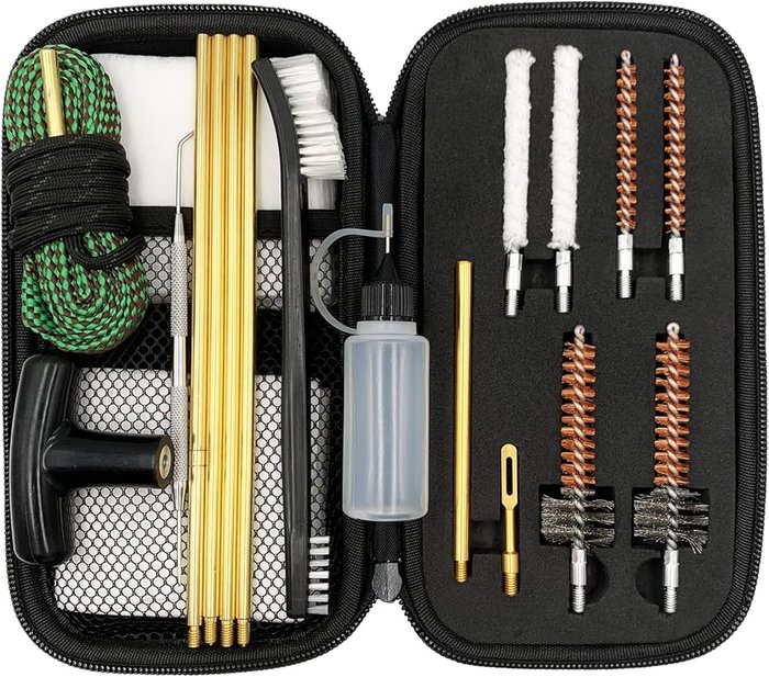 Amazon.com : APCHYWELL Rifle Pistol Gun Cleaning Kit for 22LR .22 ...