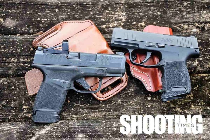 Are Micro Compact 9mm Pistols the Best for Concealed Carry ... — a comparative lineup of multiple micro-compact 9mm pistols, visually representing alternatives and competitive pressure.