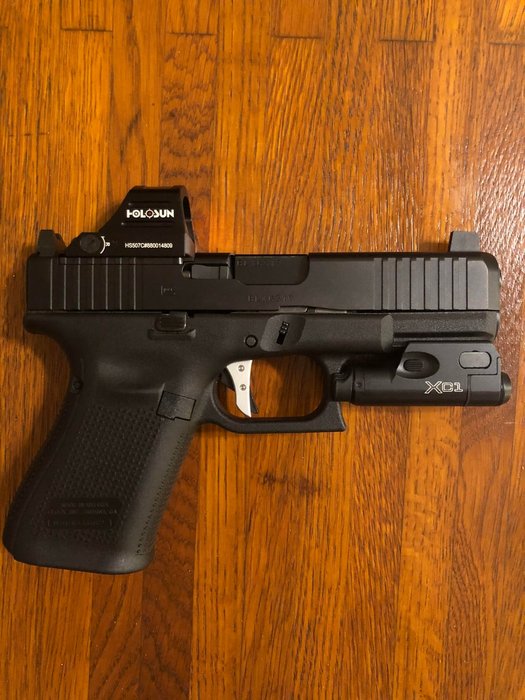 Nightstand Gun - Glock 19 MOS GEN5 (r/Glocks) — a bedside/nightstand setup showing a Glock ready for home defense, matching the subsection's theme.