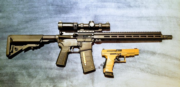 My first AR and 9mm - IWI Zion Z-15 with a Vortex Strike Eagle 1 ...